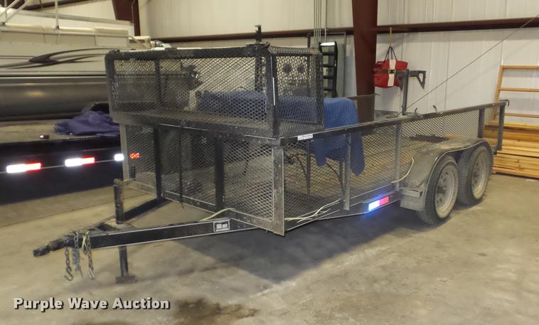 image for item BI9625 2010 Highline utility trailer
