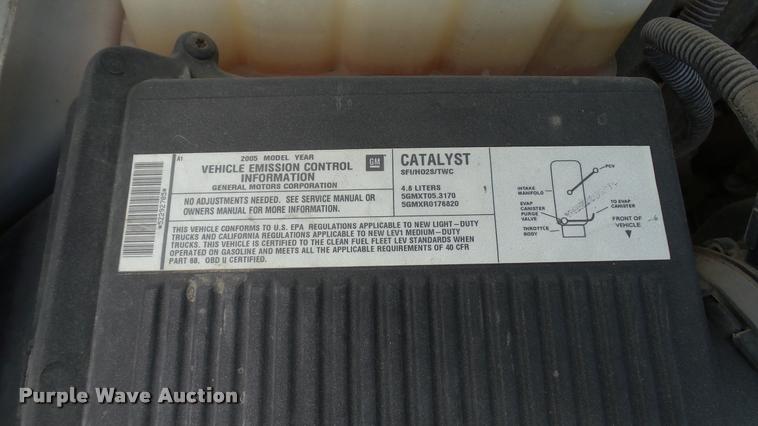 image for item DA1173 2005 Chevrolet Silverado 1500 Ext. Cab pickup truck