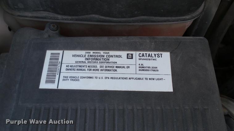 image for item DA1174 2008 Chevrolet Silverado 1500 Ext. Cab pickup truck