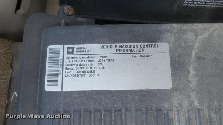 image for item DA1175 2012 Chevrolet Silverado Crew Cab pickup truck