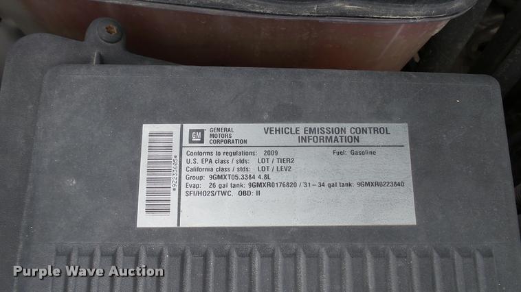 image for item DA1176 2009 Chevrolet Silverado 1500 Ext. Cab pickup truck