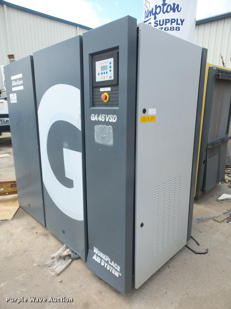 image for item DA1726 2007 Atlas Copco GA45VSD air compressor