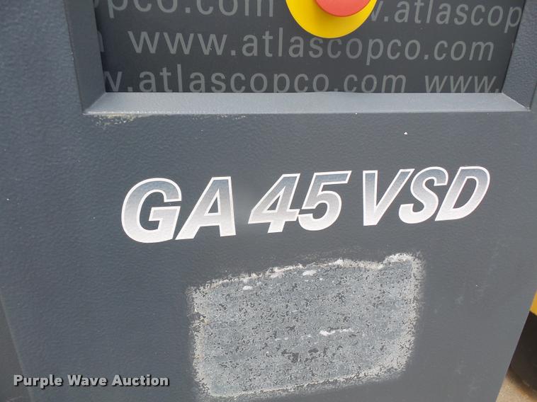 image for item DA1726 2007 Atlas Copco GA45VSD air compressor