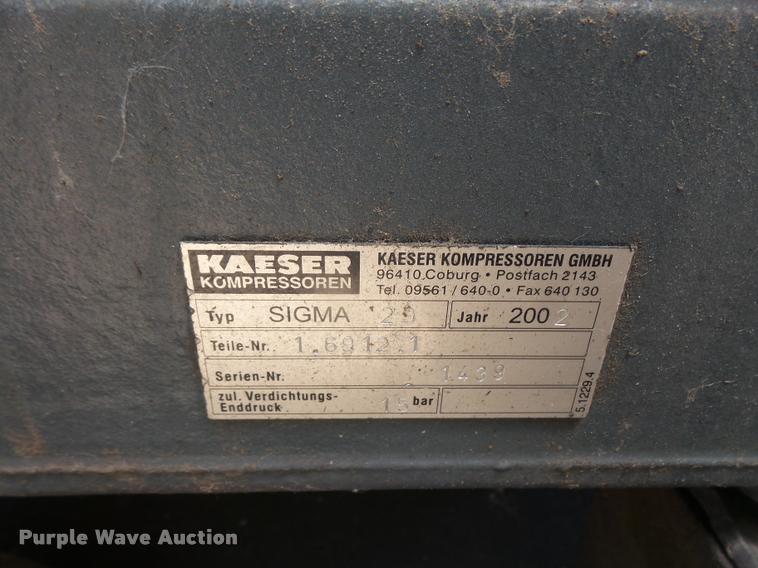 image for item DA1727 Kaeser CSD100S air compressor