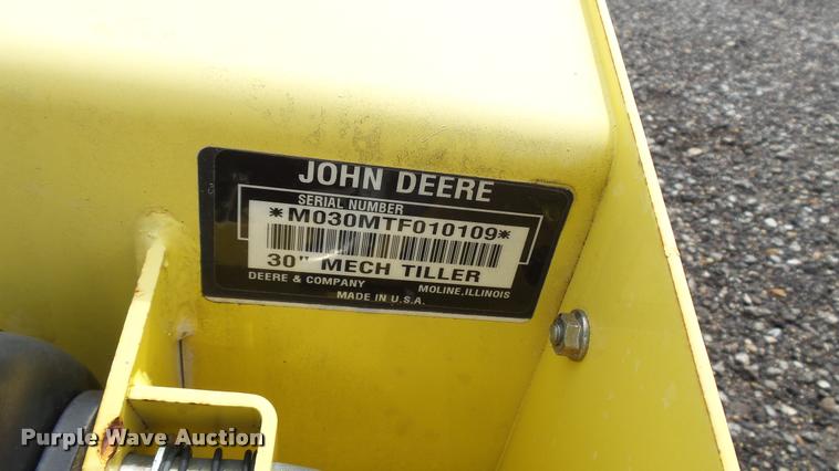 image for item DA1939 John Deere tiller attachment