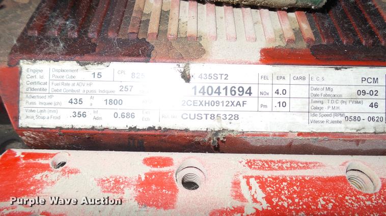 image for item DA1948 2002 Cummins ISX-435 ST2 15.0L six cylinder turbo diesel engine