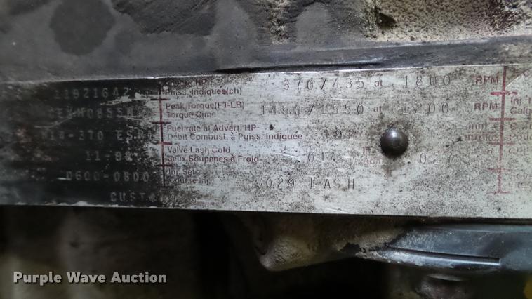 image for item DA1949 Cummins N14 six cylinder turbo diesel engine