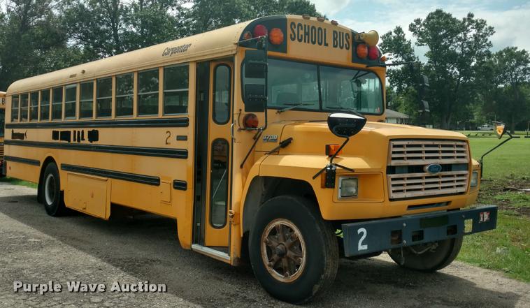 image for item DA5748 1994 Ford B700 school bus