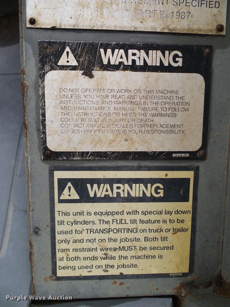 image for item DA6855 1995 JCB 930 forklift