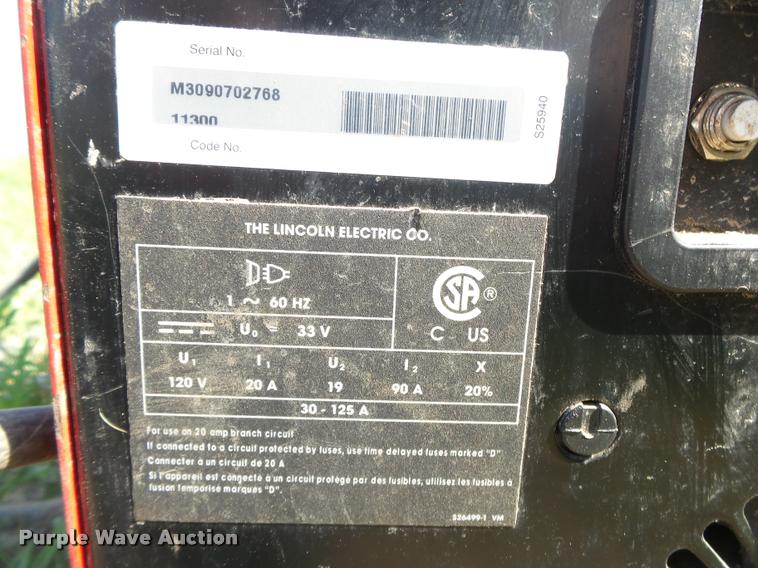 image for item DA9245 Lincoln Electric Procore 125 welder