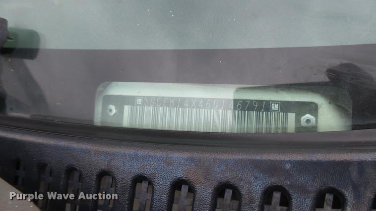 image for item DB3331 2006 Chevrolet Silverado 1500 pickup truck