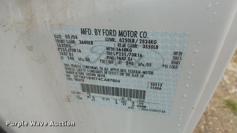 image for item DB3332 2004 Ford F150 pickup truck