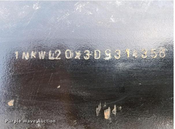 image for item DB3349 1983 Kenworth W900 dump truck