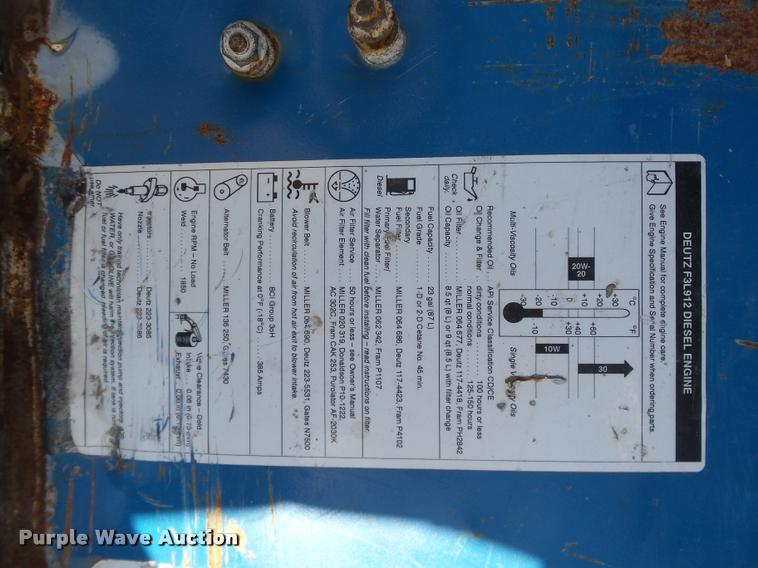 image for item DB4089 Miller Big Blue 400D CC/DC welder/generator