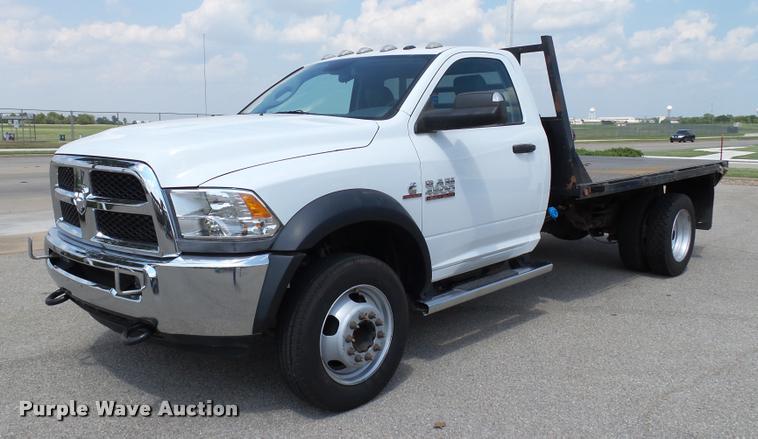 image for item DB4116 2014 Dodge Ram 4500 flatbed truck