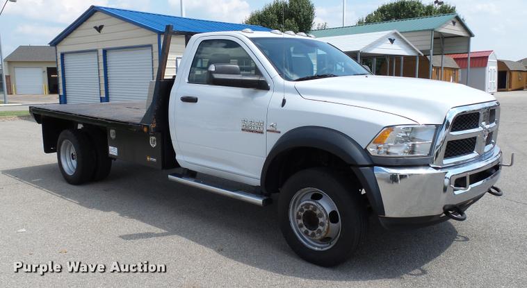 image for item DB4116 2014 Dodge Ram 4500 flatbed truck