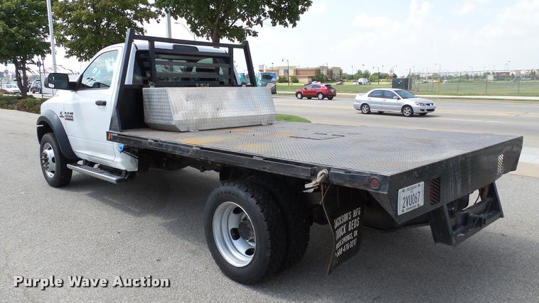 image for item DB4116 2014 Dodge Ram 4500 flatbed truck