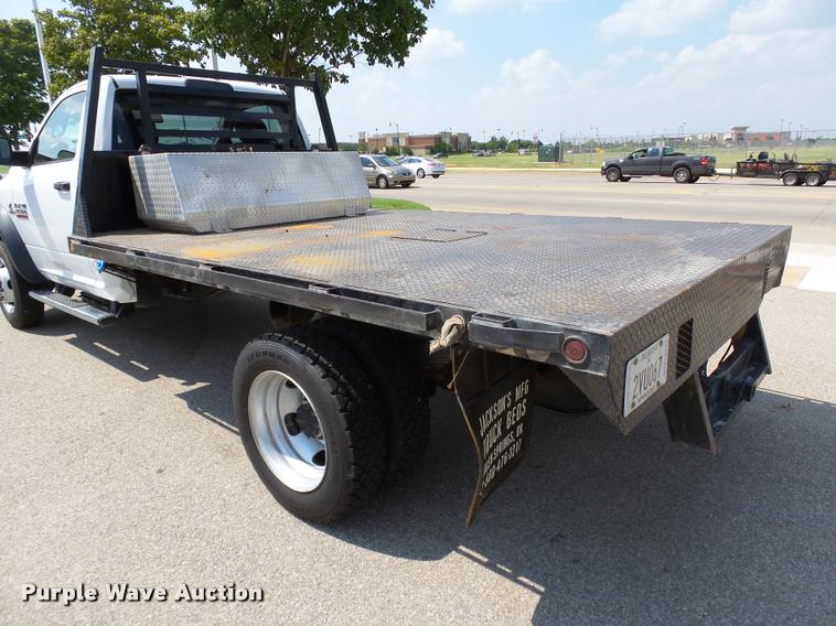 image for item DB4116 2014 Dodge Ram 4500 flatbed truck