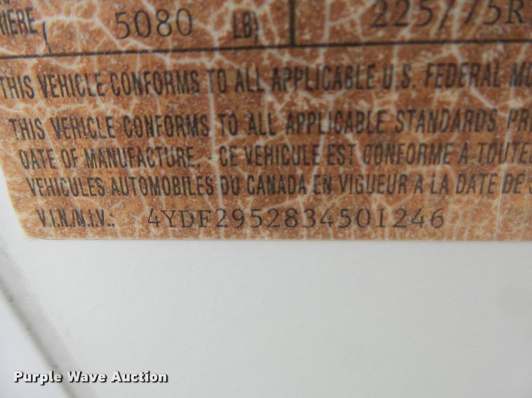 image for item DB5809 2003 Montana camper