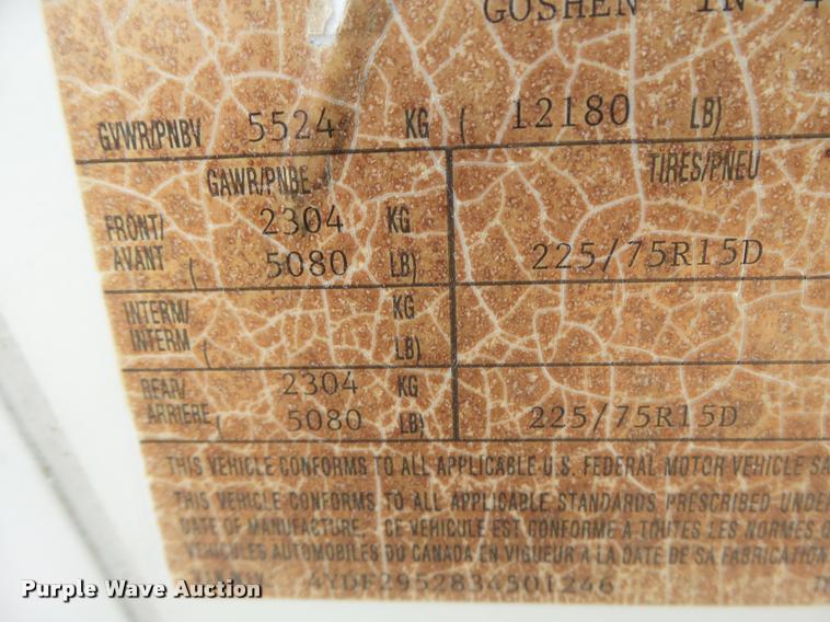 image for item DB5809 2003 Montana camper