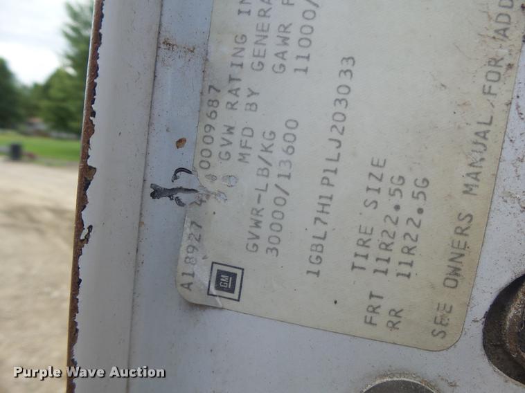 image for item DB5814 1990 Chevrolet Kodiak grain truck