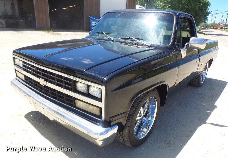 image for item DB5838 1987 Chevrolet R10 pickup truck