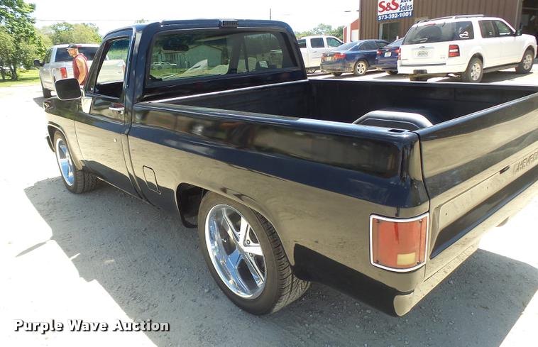 image for item DB5838 1987 Chevrolet R10 pickup truck