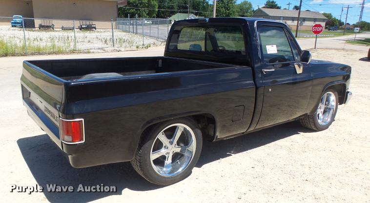 image for item DB5838 1987 Chevrolet R10 pickup truck