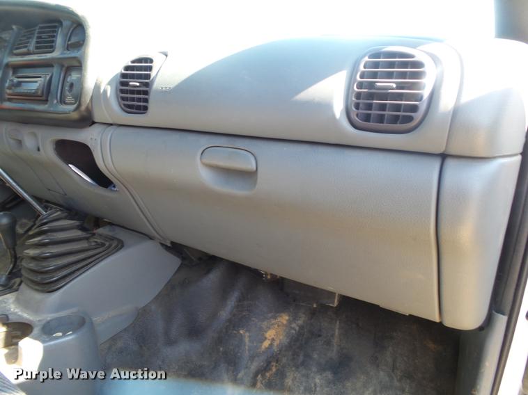 image for item DB7451 1998 Dodge Ram 3500 flatbed pickup truck