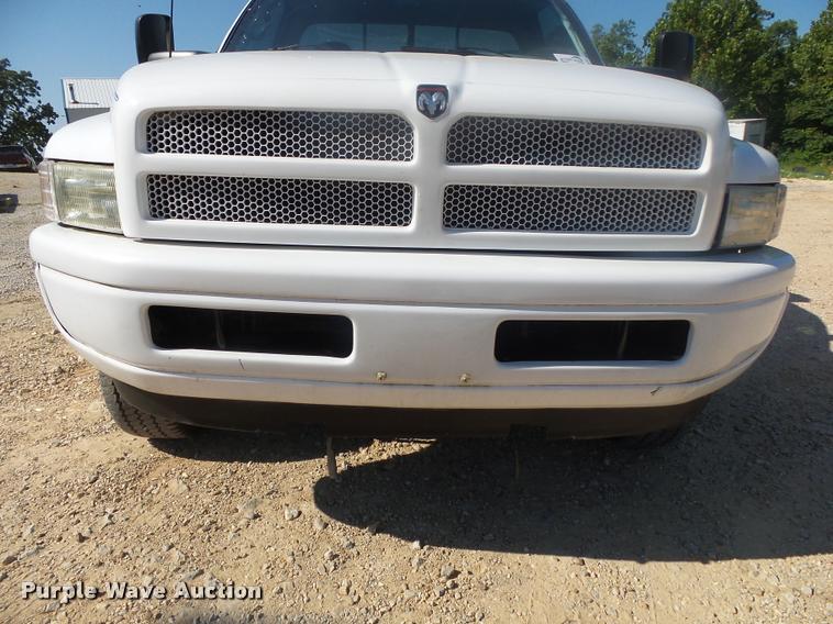 image for item DB7451 1998 Dodge Ram 3500 flatbed pickup truck