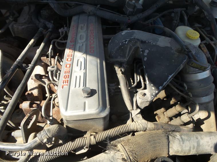 image for item DB7451 1998 Dodge Ram 3500 flatbed pickup truck