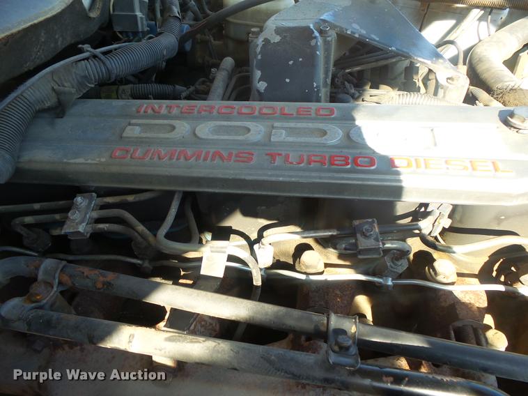 image for item DB7451 1998 Dodge Ram 3500 flatbed pickup truck