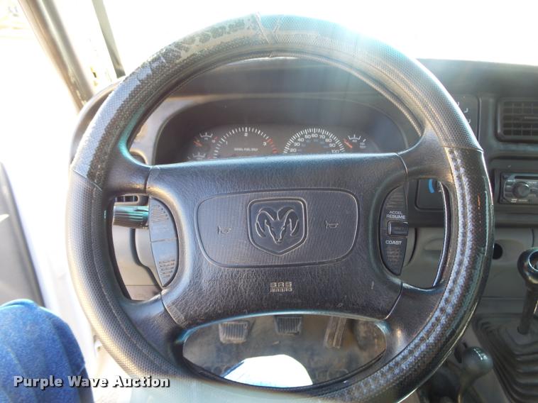 image for item DB7451 1998 Dodge Ram 3500 flatbed pickup truck