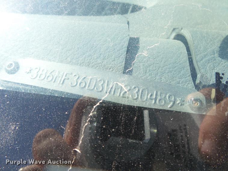 image for item DB7451 1998 Dodge Ram 3500 flatbed pickup truck