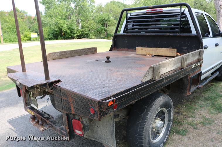 image for item DB9268 2004 Dodge Ram 2500 Quad Cab flatbed pickup truck