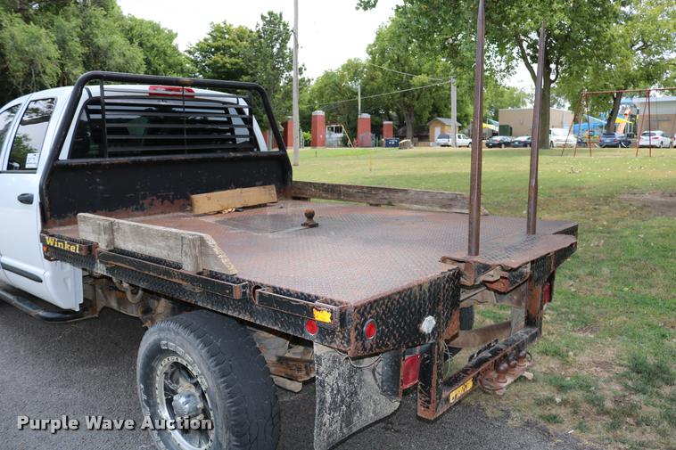 image for item DB9268 2004 Dodge Ram 2500 Quad Cab flatbed pickup truck