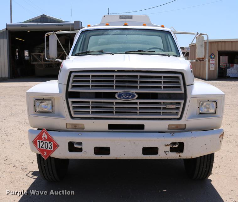 image for item DB9323 1983 Ford F800 fuel truck