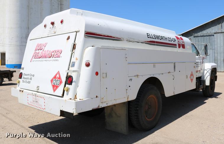 image for item DB9323 1983 Ford F800 fuel truck