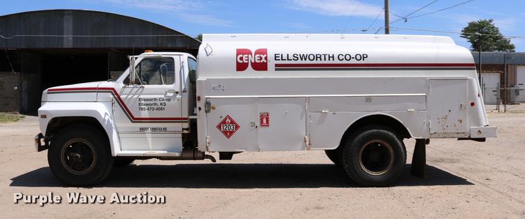 image for item DB9323 1983 Ford F800 fuel truck