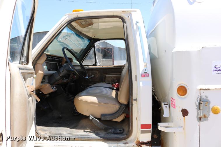 image for item DB9323 1983 Ford F800 fuel truck