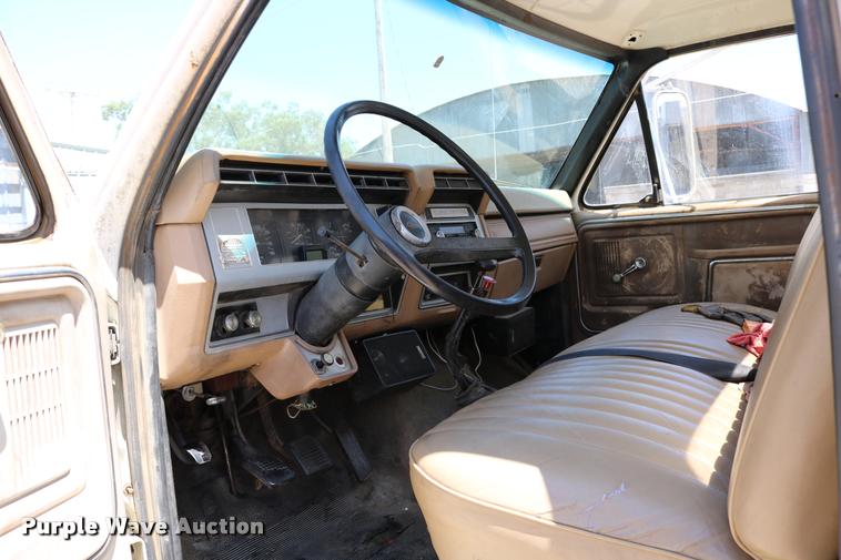 image for item DB9323 1983 Ford F800 fuel truck