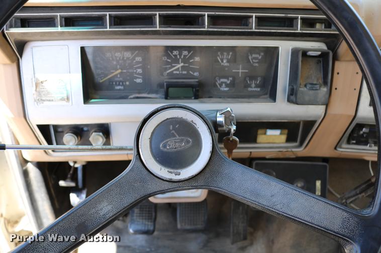 image for item DB9323 1983 Ford F800 fuel truck