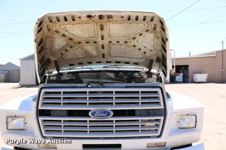 image for item DB9323 1983 Ford F800 fuel truck