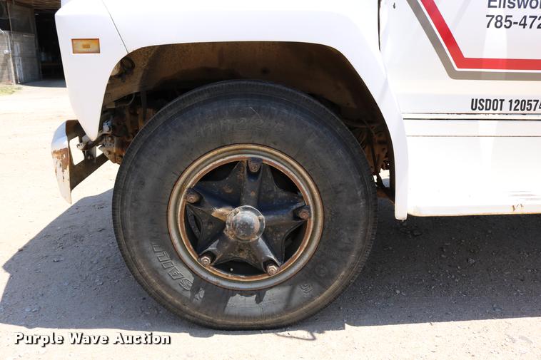 image for item DB9323 1983 Ford F800 fuel truck