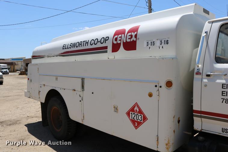 image for item DB9323 1983 Ford F800 fuel truck