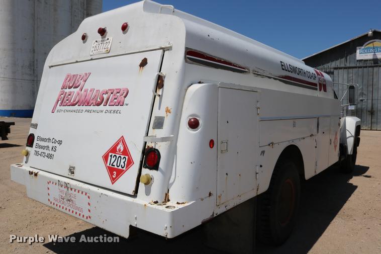 image for item DB9323 1983 Ford F800 fuel truck