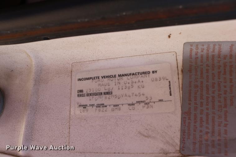 image for item DB9323 1983 Ford F800 fuel truck