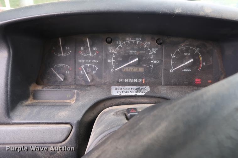 image for item DD1697 1994 Ford F350 dump flatbed pickup truck