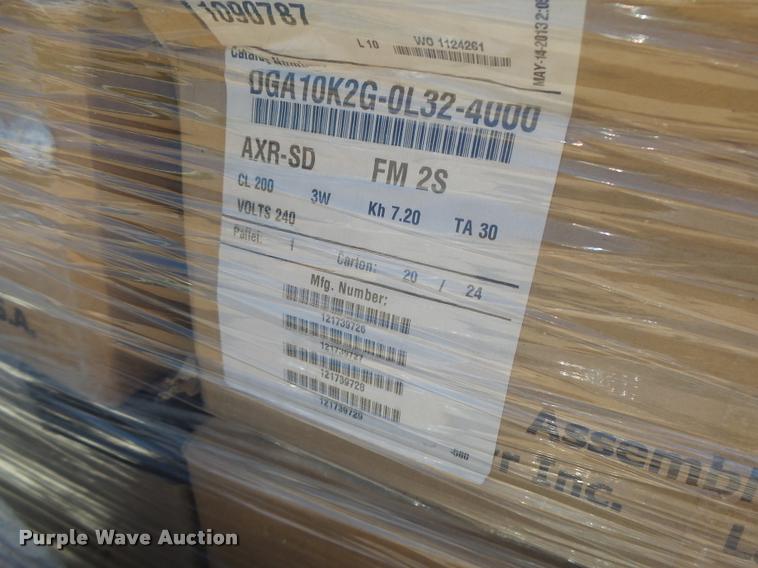 image for item DF9337 (3) pallets of electric meters