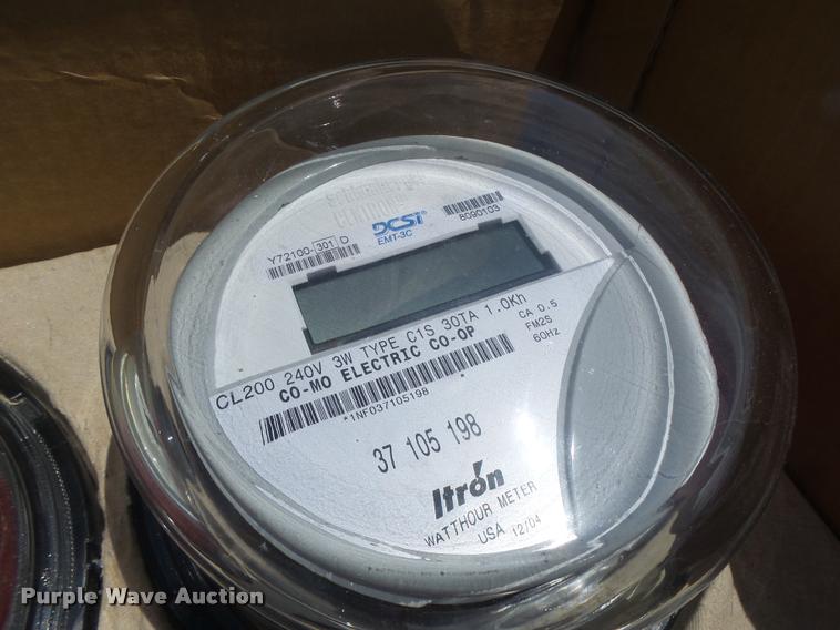 image for item DF9337 (3) pallets of electric meters